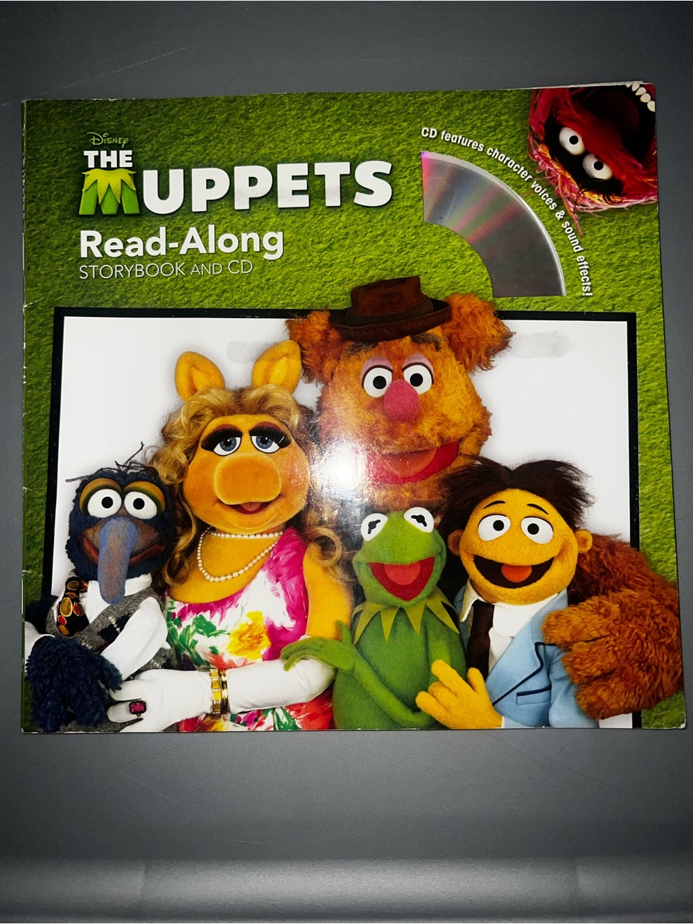 Disney The Muppets Read-Along Book & CD – Green, White, Black